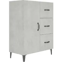 Syfax Sideboard Betongrau 69,5x34x90 cm Holzwerkstoff