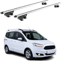 Aurilis Dachträger Grundtäger für Ford Courier Tourneo 2013-2025 90kg Alu Silber 2x ABE