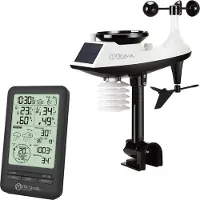 Miraval Profi Funk-Wetterstation mit Wetterhahn Hygrometer Windgeschwindigkeit Temperatur - 4-MV0424