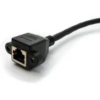 System-S USB 2.0 Kabel 100 cm Typ A Stecker zu Mini B Stecker Spirale Winkel in Schwarz