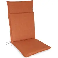 Kettler Herlag Hochlehner Gartenstuhlauflage Bea 120x50x4,5cm Wasserabweisend Orange