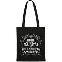 Eric Helmar Müller Urban Backwoods Seine Majestät Der Mülheimer, Stofftasche, Farbe: Schwarz