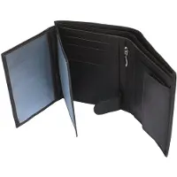 Dernier Minibrieftasche Geldbörse Portemonnaie Minibrieftasche Hochformat Damen Herren Leder Dunkelbraun
