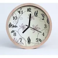 Tulup Holzuhr 30fi cm wanduhr - Blumen-Kunst-Blumen