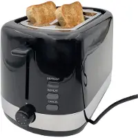 Elta 2001566 Toaster, Materialmixgehäuse, Stoppfunktion, Auftaufunktion, Brötchenrost