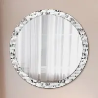 Coloray Spiegel - Mirror zum Wandspiegel Schlafzimmer – Schminkspiegel- Regenbogen Dreieck- Ø100cm