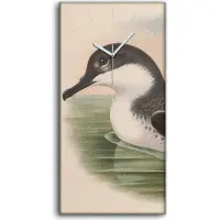 Coloray Dekor Leinwand Uhr Wandbilder Geräuschlos 30x60 Vögel Wild Tiere Zeichnung Kunst - weiße Hände