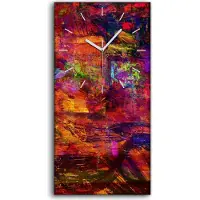 Coloray Dekor Leinwand Uhr Wandbilder Geräuschlos 30x60 Malerei Abstrakte Kunst - weiße Hände