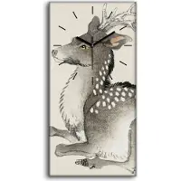 Coloray Dekor Leinwand Uhr Wandbilder 30x60 Malerei Asiatische Tier Wild Kunst - schwarze Hände