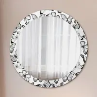 Coloray Spiegel - Mirror zum Wandspiegel Schlafzimmer – Schminkspiegel- Schmetterling- Ø80cm