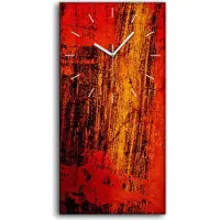 Coloray Wandbild Leinwand Bilder Wanduhr Geräuschlos 30x60 Malerei abstrakte Moderne - weiße Hände