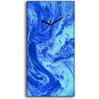Coloray Dekor Leinwand Uhr Wandbilder 30x60 Malerei Abstrakte Kunst Meer Wellen - schwarze Hände
