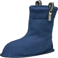 Ladeheid Damen Wärmende Stiefelsocken Gummistiefel Innenschuh (Marineblau, 36/37)