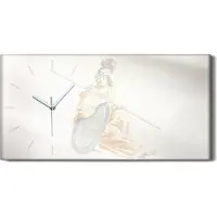 Coloray Dekor Leinwand Uhr Wandbilder 60x30 Malerei Antikes Griechenland Traditionelle - weiße Hände