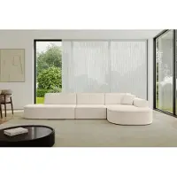 ALTDECOR Ecksofa in L-Form MARI-L2 - 328x171x79,5 cm Beige - Corner Sofa Bett Eckcouch Couch Wohnlandschaft Cauchsofa