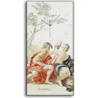 Coloray Dekor Leinwand Uhr Wandbilder 30x60 Malerei Antikes Griechenland Traditionelle - weiße Hände