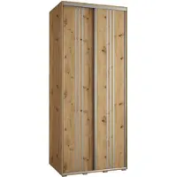 MEBLE KRYSPOL Davos 6 Schrank, zwei Türen - 235,2x100x60 cm - Artisan Artisan Silber