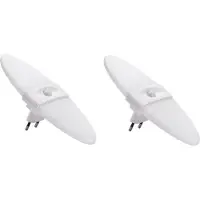 Northpoint LED Nachtlicht 2er Set mit Bewegungsmelder und Helligkeitssensor Warmweiß