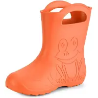 Ladeheid Damen federleichte Eva Gummistiefel Regenschuhe LA-CA-09 (Orange (151c), 38/39 EU)