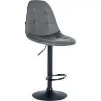 BellaFurn Barhocker Kunstleder – Hochhocker – Verstellbares Metallgestell für ideale Sitzhöhe