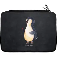 Mr. & Mrs. Panda Schlampermäppchen Pinguin Marienkäfer - Kreidetafel - Geschenk, Federmäppchen, Federtasche, Aufmerksam, Etui, Wunder, Kleine, Mäppchen, Liebe