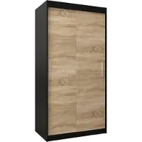 MEBLE KRYSPOL Kleiderschrank, Schiebetürenschrank Schlafzimmer, Schrank TOKYO 100 cm