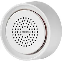 Osram Sensor SMART+ WIFI Alarm Siren Weiß, kompatibel mit Amazon Alexa, 0,9 W, 6,4 cm Durchmesser