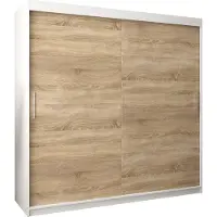 MEBLE KRYSPOL Kleiderschrank, Schiebetürenschrank Schlafzimmer, Schrank TOKYO 200 cm