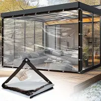 OEM Dekzeil 2,5 x 4 m - transparent, wasserdicht, UV-beständig