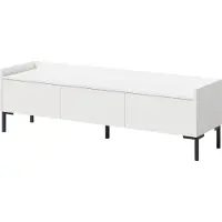 Mzm24 TV-Lowboard Liam 150 Weiß (stehend)
