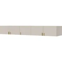 Mzm24 Aufsatz für Schrank Napoli 5D 250 Kaschmir (schwarzer oder goldener Griff)