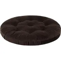 Bjird Hängesessel Kissen, Auflage für Papasansessel - 92x92 cm, Braun - Polster, Sitzkissen, Hängeschaukel, Hängekorb