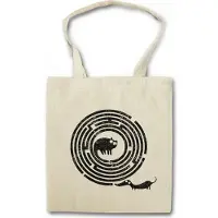 Eric Helmar Müller Urban Backwoods Cat Dog Maze, Stofftasche, Farbe: Beige