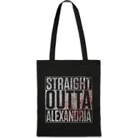 Eric Helmar Müller Urban Backwoods Straight Outta Alexandria, Stofftasche, Farbe: Schwarz