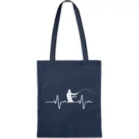 Eric Helmar Müller Urban Backwoods Heart Rate Fishing, Stofftasche, Farbe: Navy