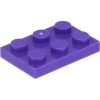LEGO 2x3 Platten 3021 - 100 Stück Dunkles Lila