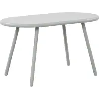 BellaFurn Moderner Loungetisch – Außentisch – Beine aus rostfreiem Metall, wetterbeständig – recycelter Kunststoff | Farbe: Türkis