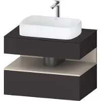 Duravit Waschtischunterschrank Qatego 80x55x60cm, T m/Gr m, Pl, 1 Schubkast.