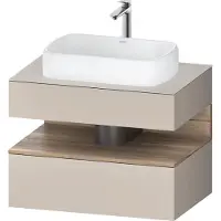 Duravit Waschtischunterschrank Qatego 80x55x60cm, E Ma/t m, Pl, Nischenb