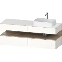 Duravit QA4778055220000 QTG KWTU WH Ek. 1600x550x600 Wß Hl.