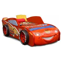 Xl Moebel Gmbh Rennwagen Auto Bett mit Matratze Kinderbett in Rot Autobett McQueen Disney Cars