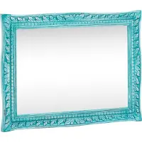 Woodkings Spiegel Santa Cruz blau 80x60