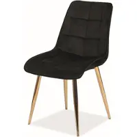 Feldmann-Wohnen Esszimmerstuhl Küchenstuhl Set Chic schwarz 2er Set