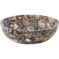 Gemlook Achat Waschbecken 40 X 40 X 14