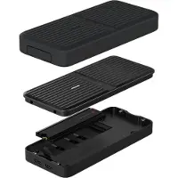 Hyper HD2500GL, SSD-Gehäuse, M.2, M.2, PCI Express 4.0, PCI Express 3.0, 80 Gbit/s, USB Anschluss, Schwarz