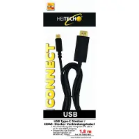 Heitech USB-C/HDMI-Verbindungskabel, 1,8m