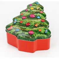 Eh Excellent Houseware VINTERA Keksdose mit Weihnachtsmotiv, 1,7 l