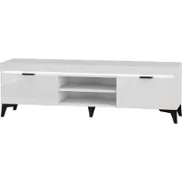 Furniture24 Fernsehschrank 157 cm Baldur BDTV-1 Lowboard 2 türiger Tv Schrank Unterschrank Wohnzimmerschrank