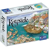 Huch ! Keyside, Kennerspiel, Würfelmanipulation und Arbeiterstrategien, Strategiespiel mit spannenden Szenarien, Für 1–4 Spieler ab 14 Jahren