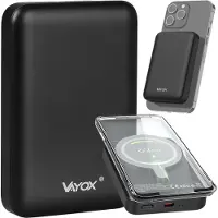 Vayox Powerbank VA0342 | 10000 mAh | USB-C / USB-C + Magsafe | Schwarz